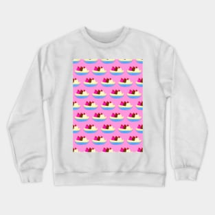 BANANA Split Pink Crewneck Sweatshirt